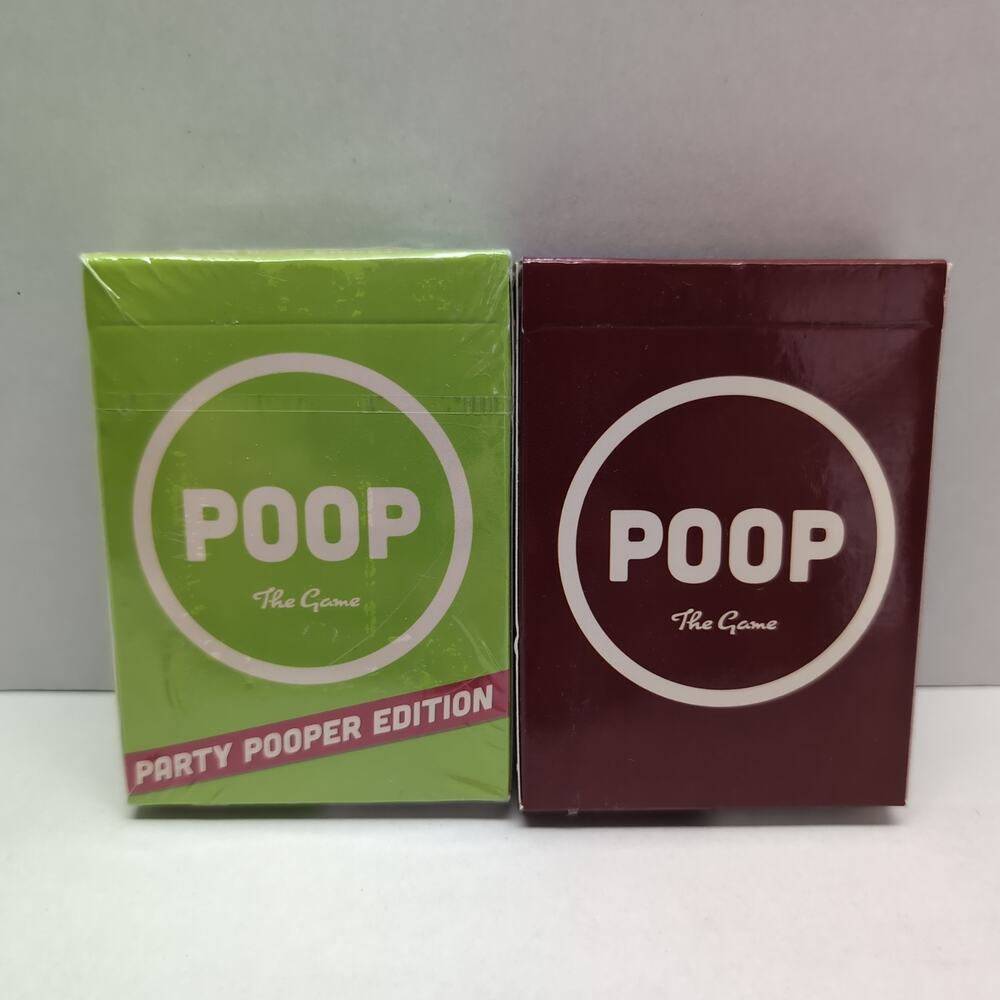Poop‎ The Game and Party Pooper Edition Cards Breaking Games Family Fun